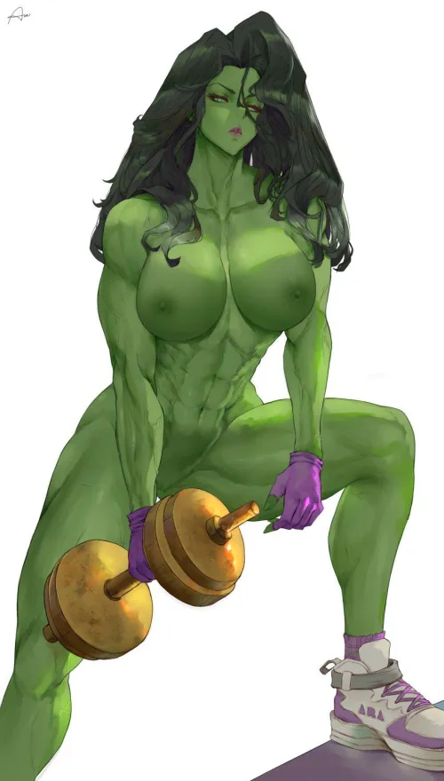 Thumbnail SheHulk Araneesama Marvel Art: A Marvelous Display | TechnicolourBear