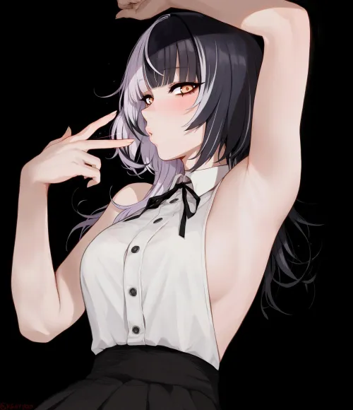 Thumbnail McKnight94 Explores Shiori Novella HoloIive in Animearmpits