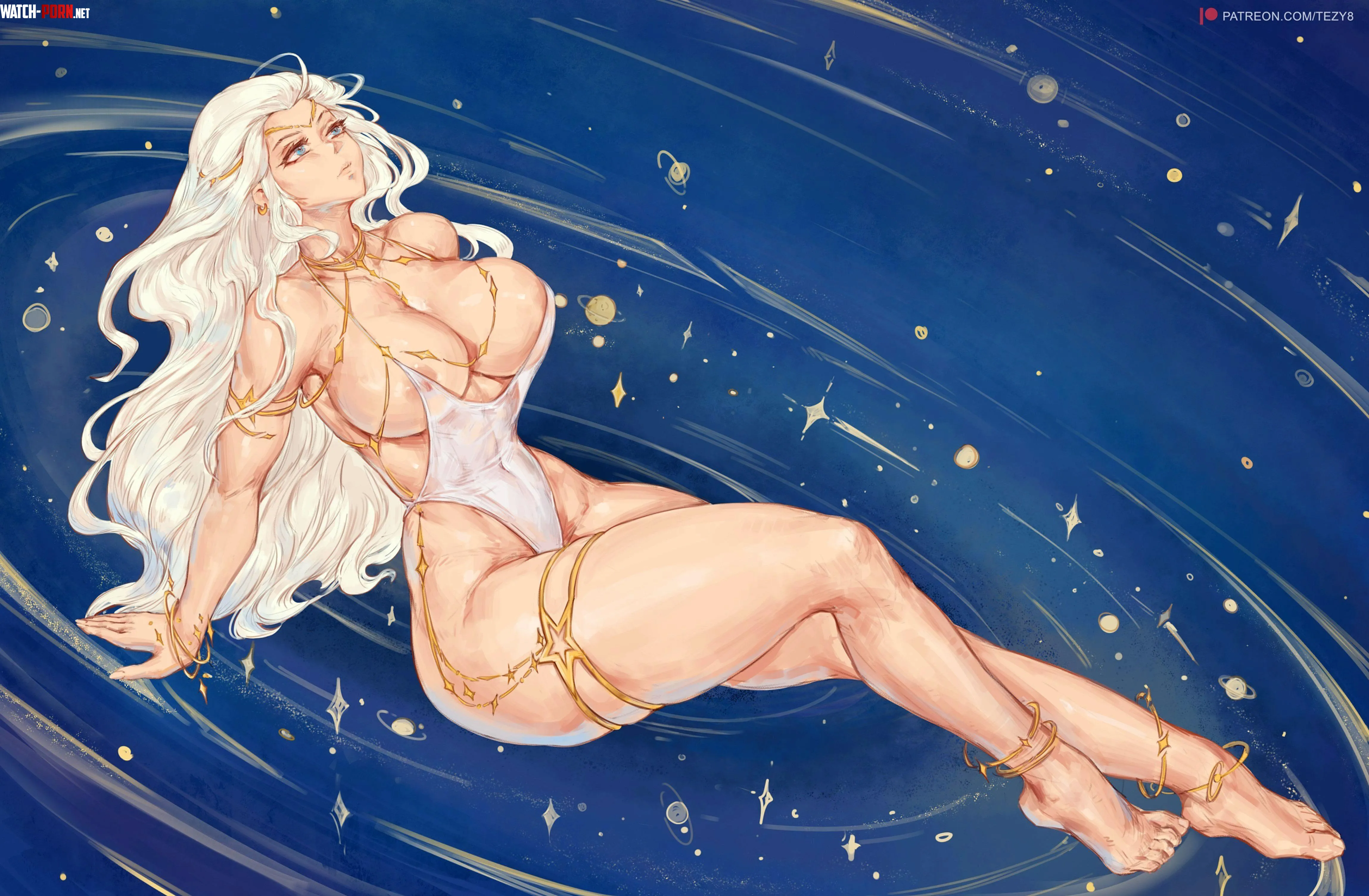 Star Goddess Tezy8 Art by StarvingArtist2000