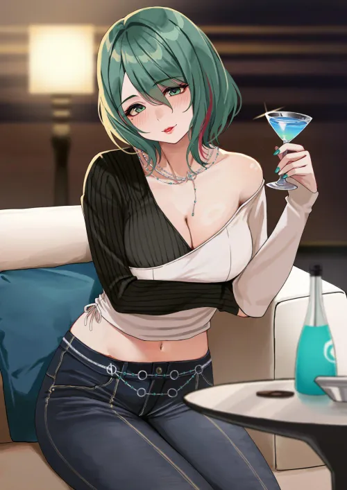 Thumbnail Having a Drink: CheetahSperm18's AnimeMILFS Relaxation