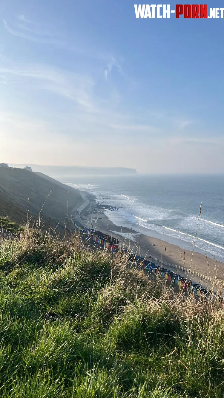 West Cliff Beach in Whitby England by coffeewalnut05