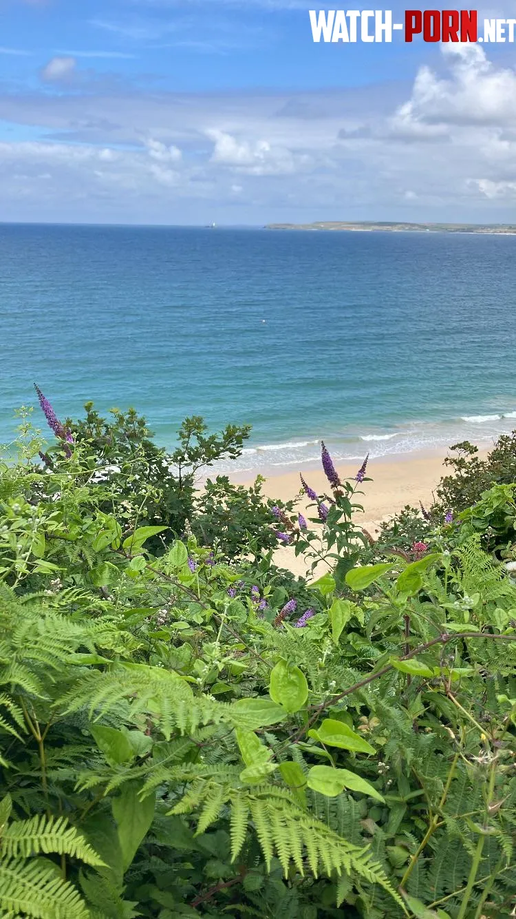 Carbis Bay beach in Cornwall England by coffeewalnut05