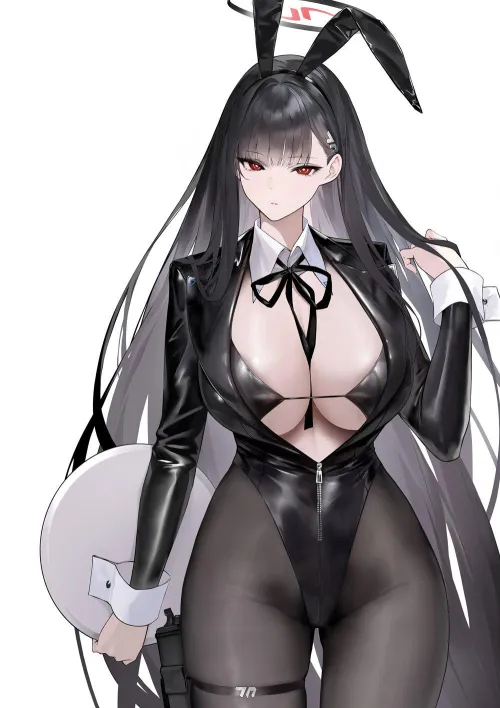 Thumbnail Bunny Waitress Rio Tsukatsuki Blue Archive: Animebodysuits Fusion | ArcticPlush11