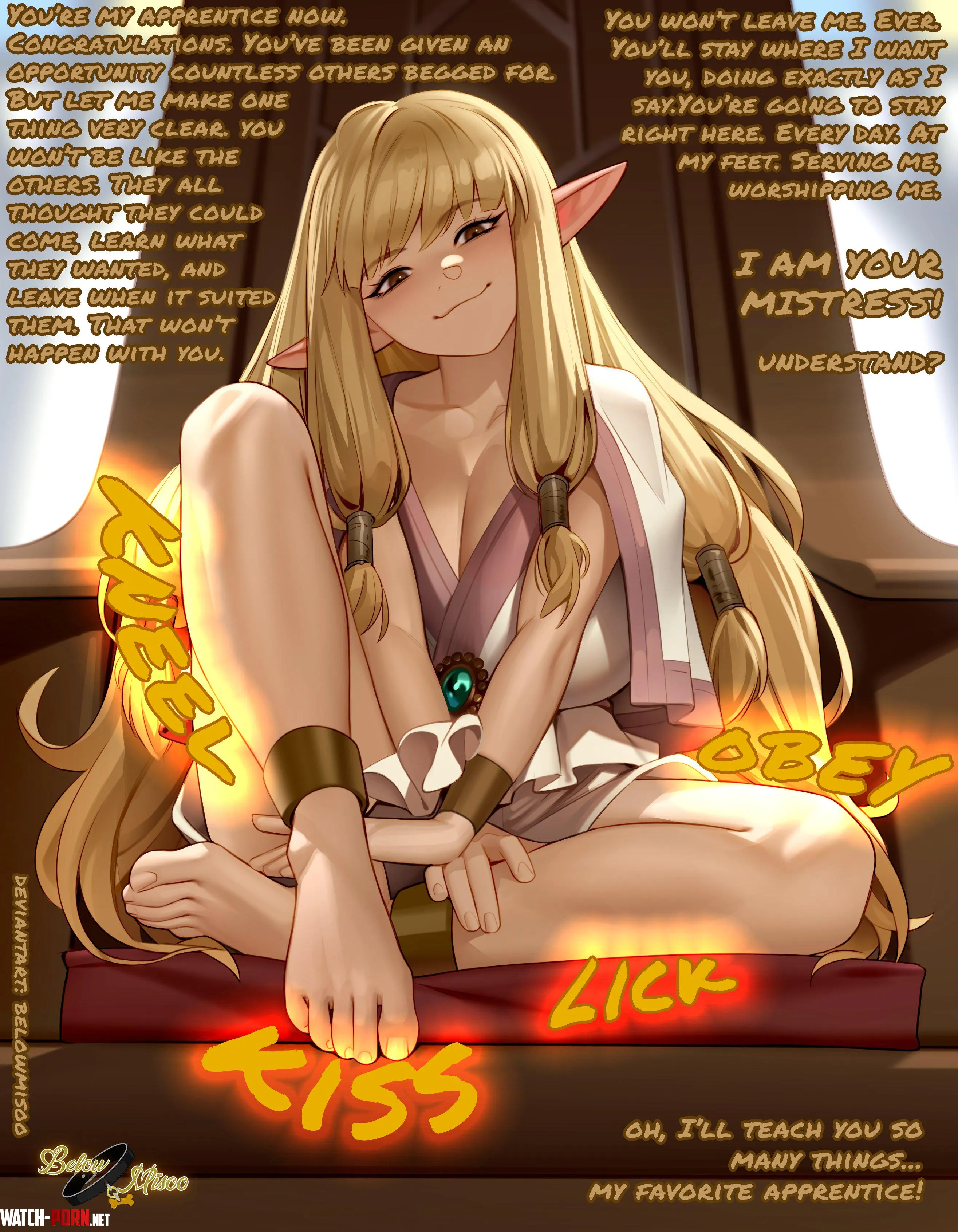 Her New Apprentice Feet Soles Toes Foot Worship Enslavement Mind Fuck Degradation by Fresh_Inevitable3025