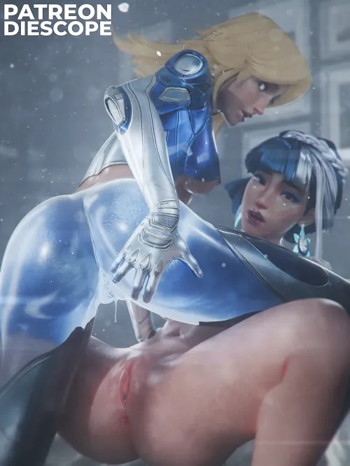 Thumbnail Sue Storm x Luna Snow: Joining Forces in DieScope's Marvel Rivals by DieScope | superheroporn