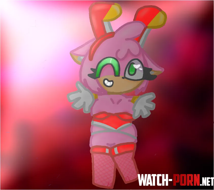 Amys new bunnysuit by lapis_afton