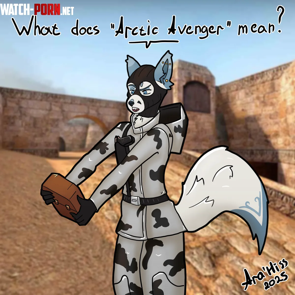 Arctic joke art by me by Ara_Hiss
