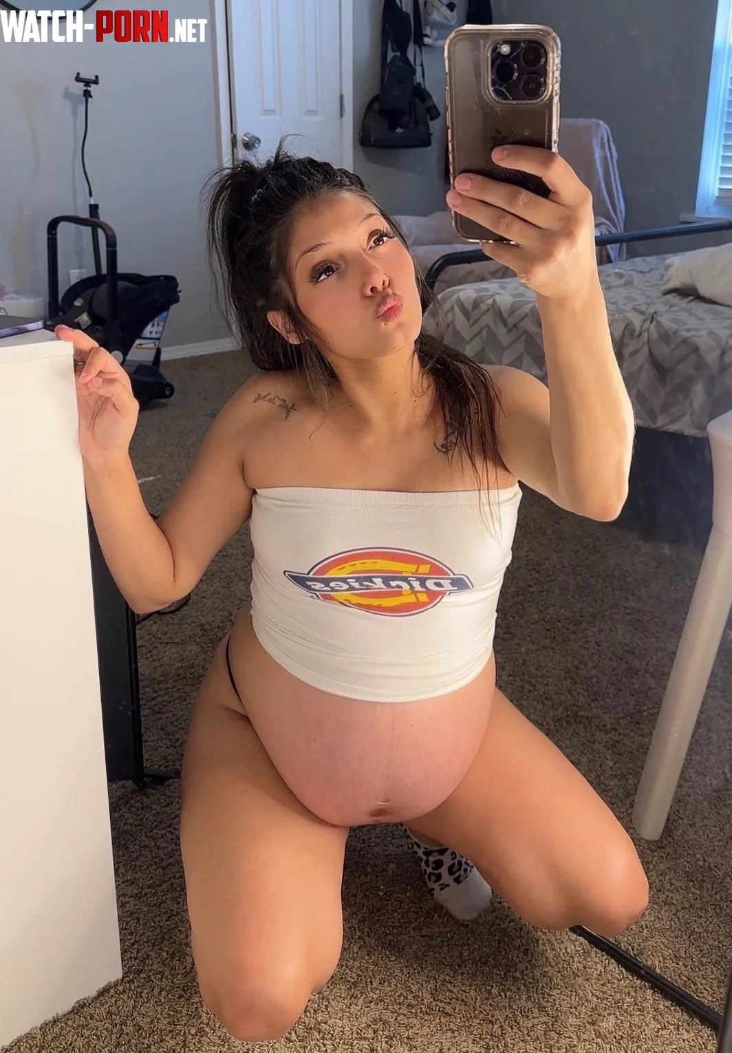 8 months pregnant what position are you fucking me in first by DatChickenHead