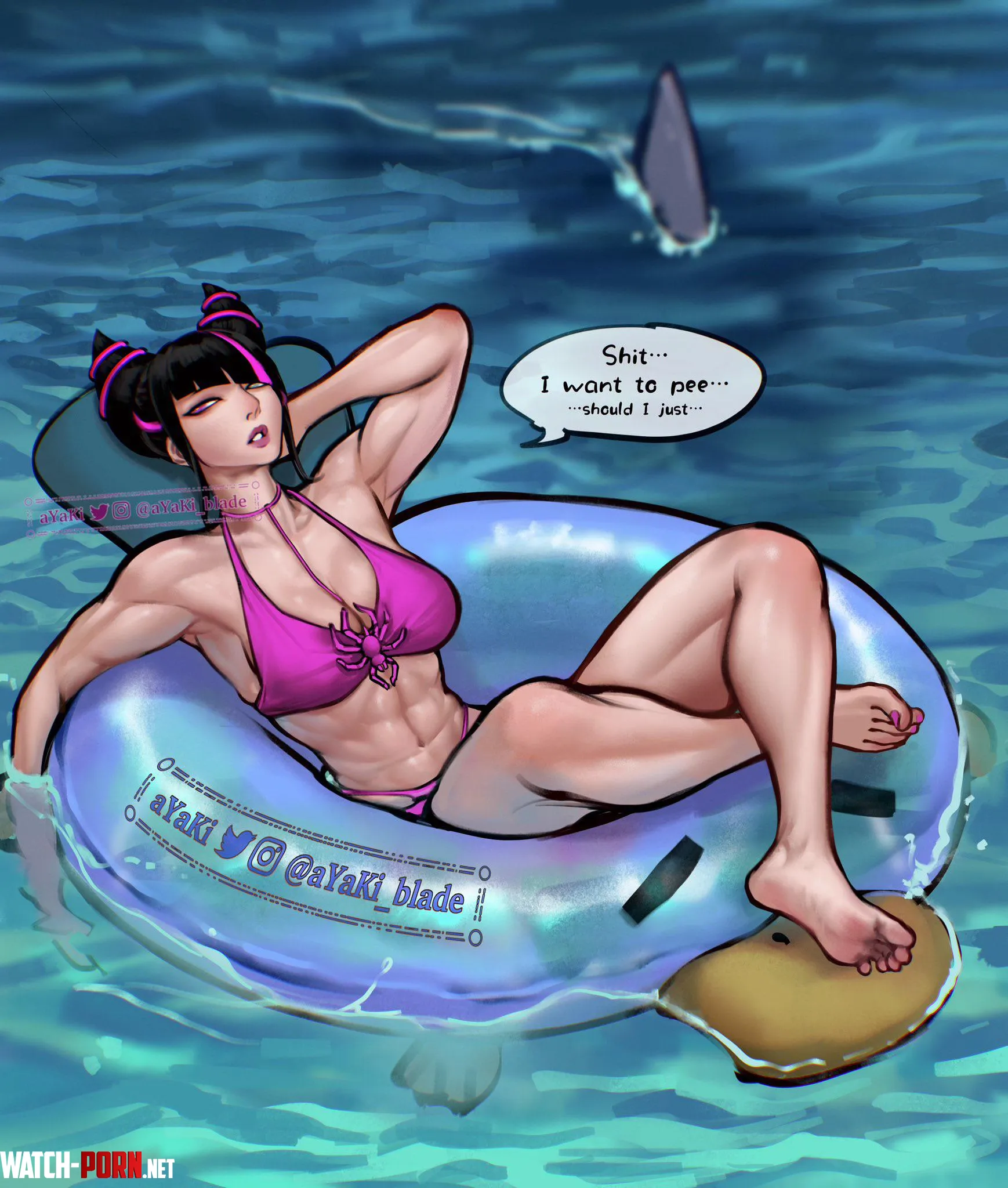 Juris Beach Day Ayaki Blade Street Fighter by I_Am_Nioh