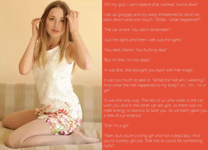 Thumbnail Captivating Gender Transformation - AskedForTheMid0129's New Caption