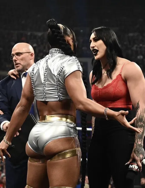 Thumbnail Bianca Belair & Rhea Ripley in WrestleFap Action