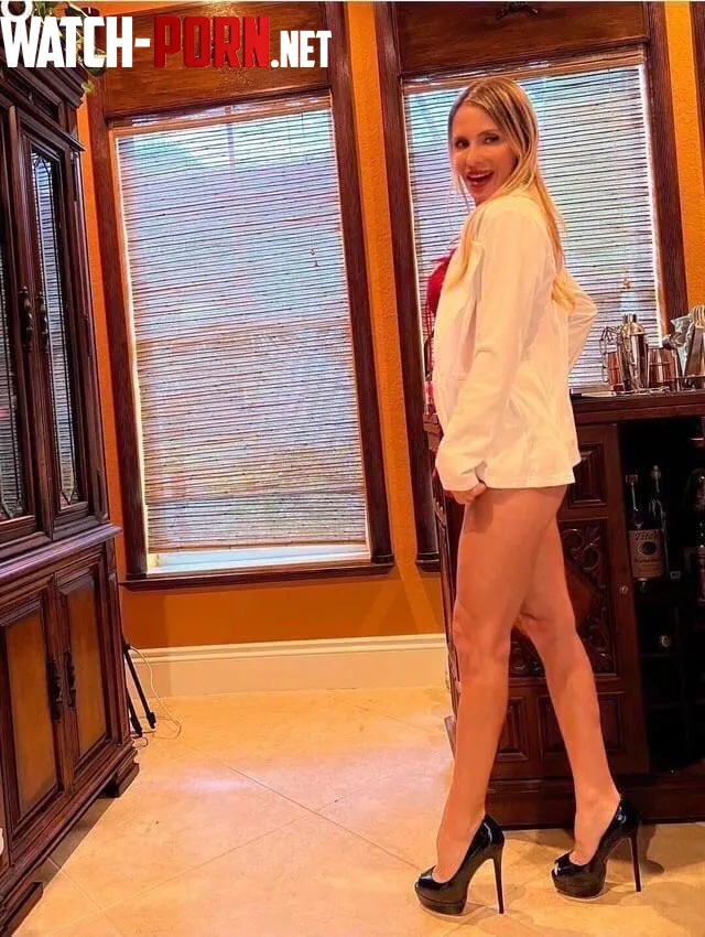 Long legs and my lab coat by kimboslice-23