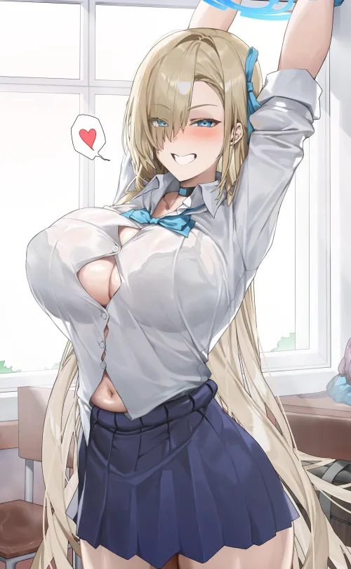 Thumbnail Asuna's Classroom Charm in SAMart: Blue Archive | pantsu