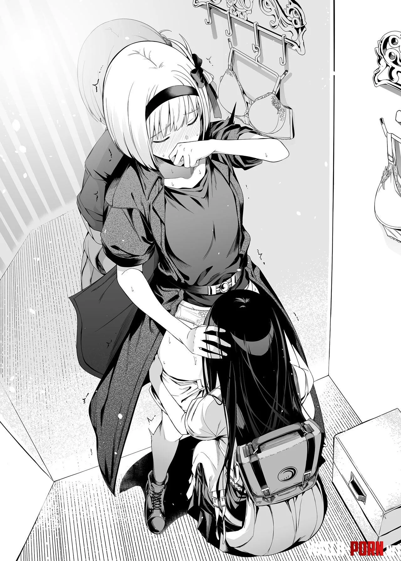 Having some fun in the fitting room Lycoris Recoil by BloodLustHunt
