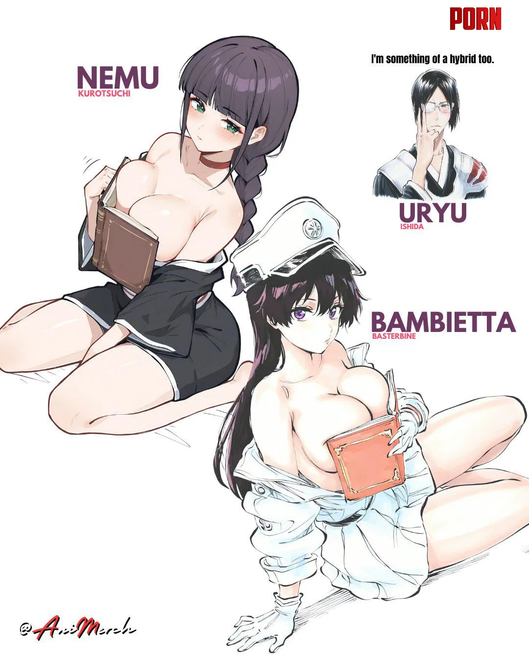 Nemu and Bambietta book trend KURO by No-Committee-5302