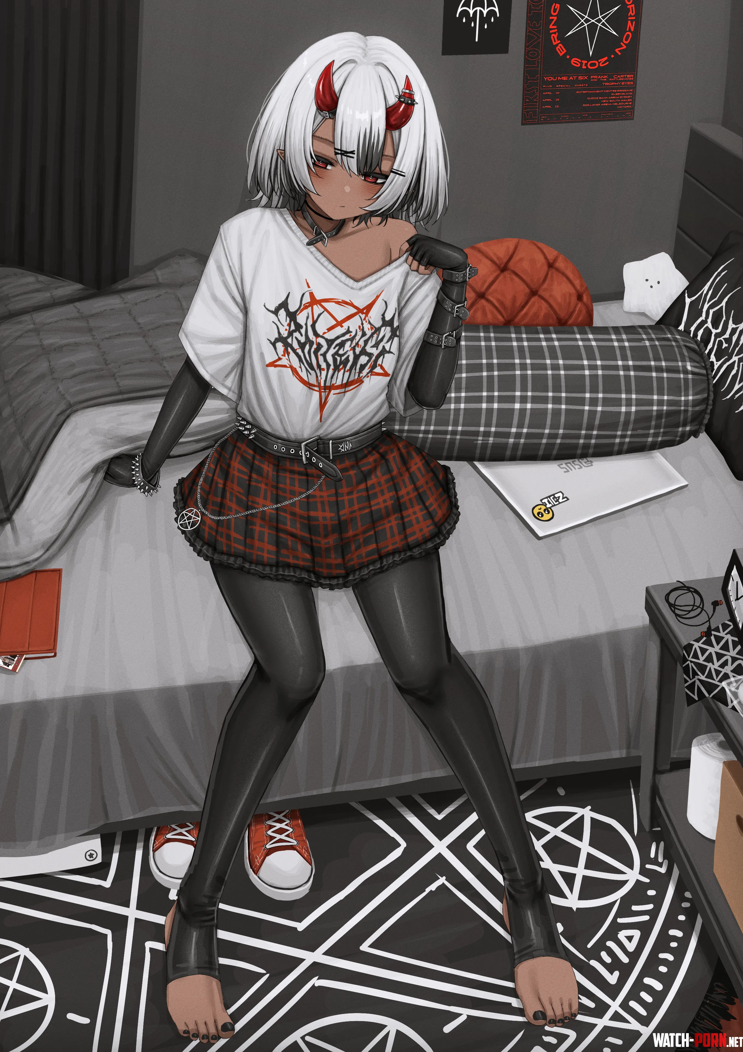 Oni Goth Girl by ladylavaender