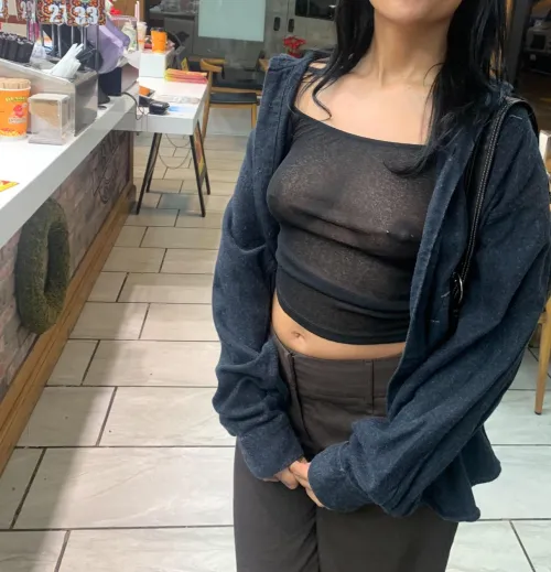 Thumbnail Braless Beauty: Embracing Freedom by Notmydayitseems | nsfwoutfits
