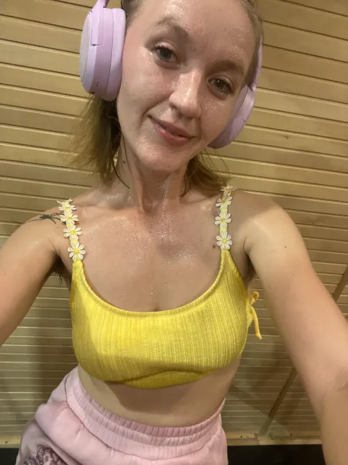 Thumbnail Sultry Sauna Strip Tease Plans | SpitInMyMouth420_
