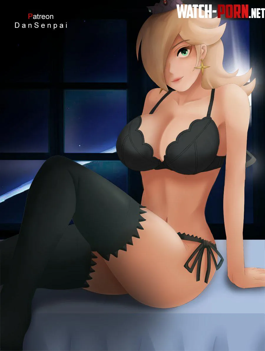 Rosalina in Black Super Mario Bros by A_MASSIVE_PERVERT