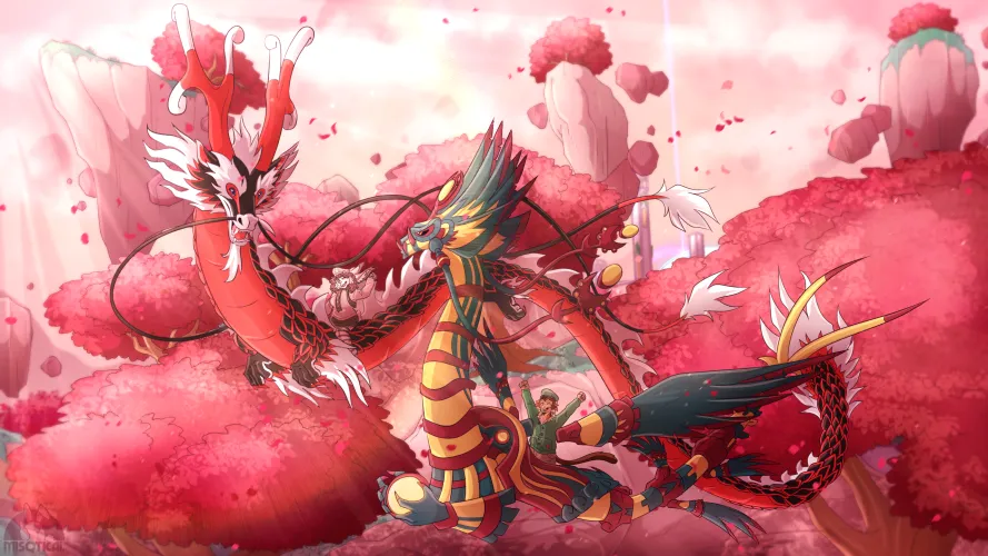 Thumbnail Dragon Adventures Commission Art by Misqtical for Furry Enthusiasts