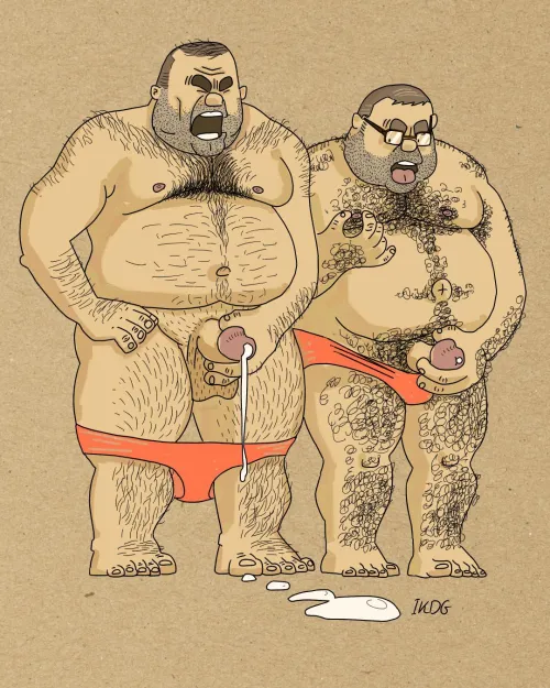 Thumbnail Chubby Mature Guys Enjoying Themselves OC | Diving into the World of baramanga