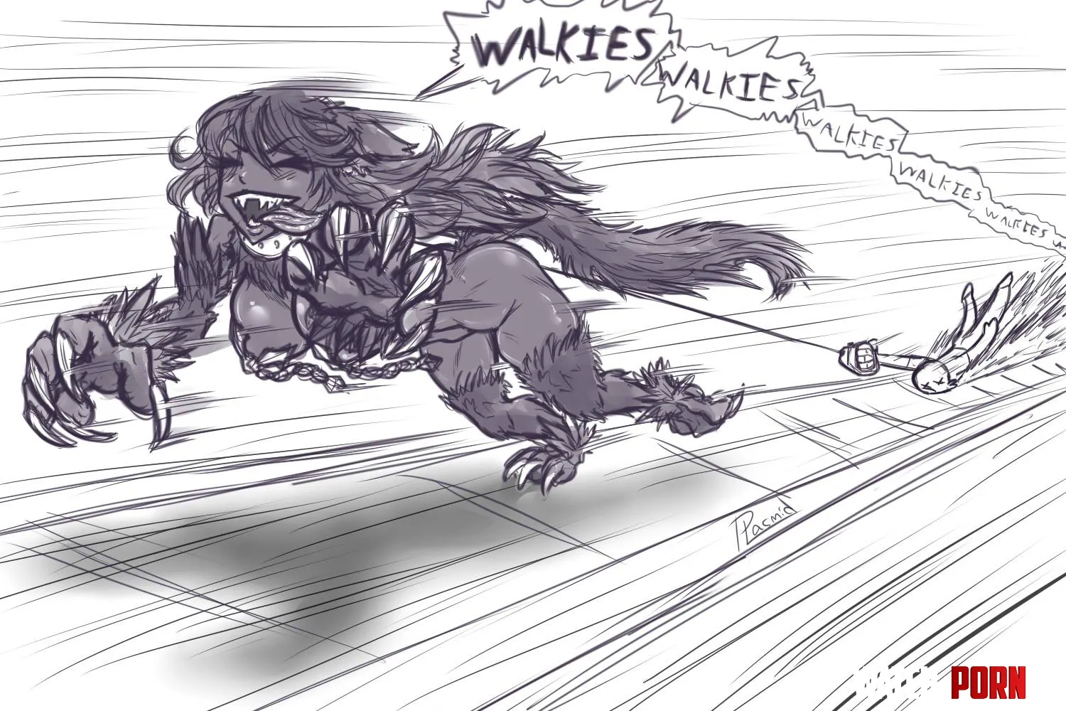 Remember to give you hellhound walkies by GeoNavi