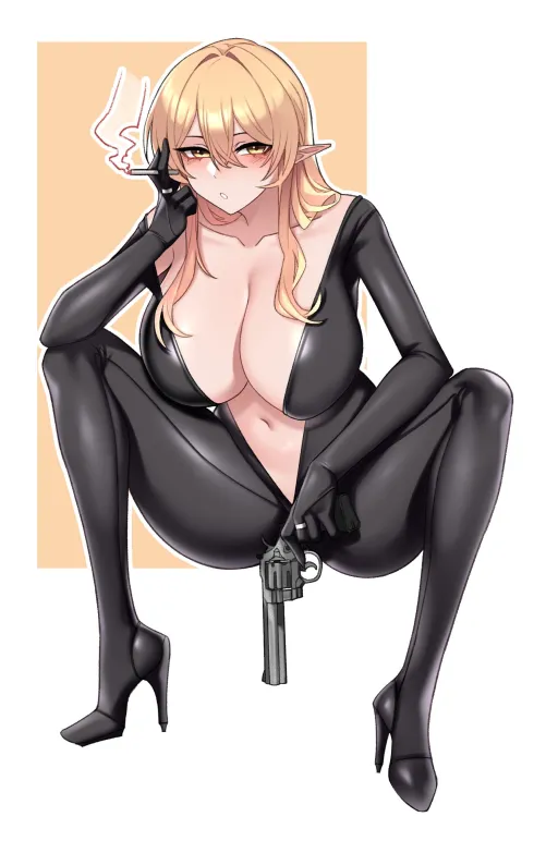Thumbnail Mercenary Elf: Animebodysuits Fantasy Journey | CheetahSperm18