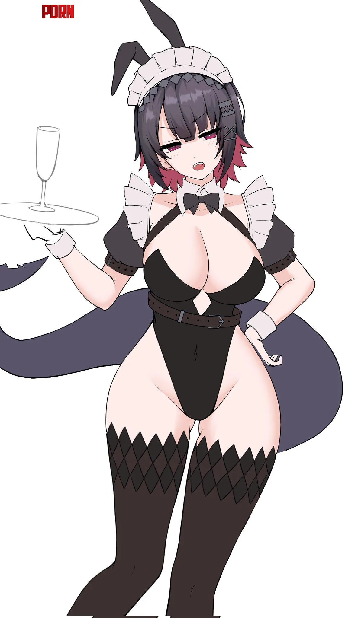 Waitress Bunny Ellen Zenless Zone Zero by Lovelycuttte