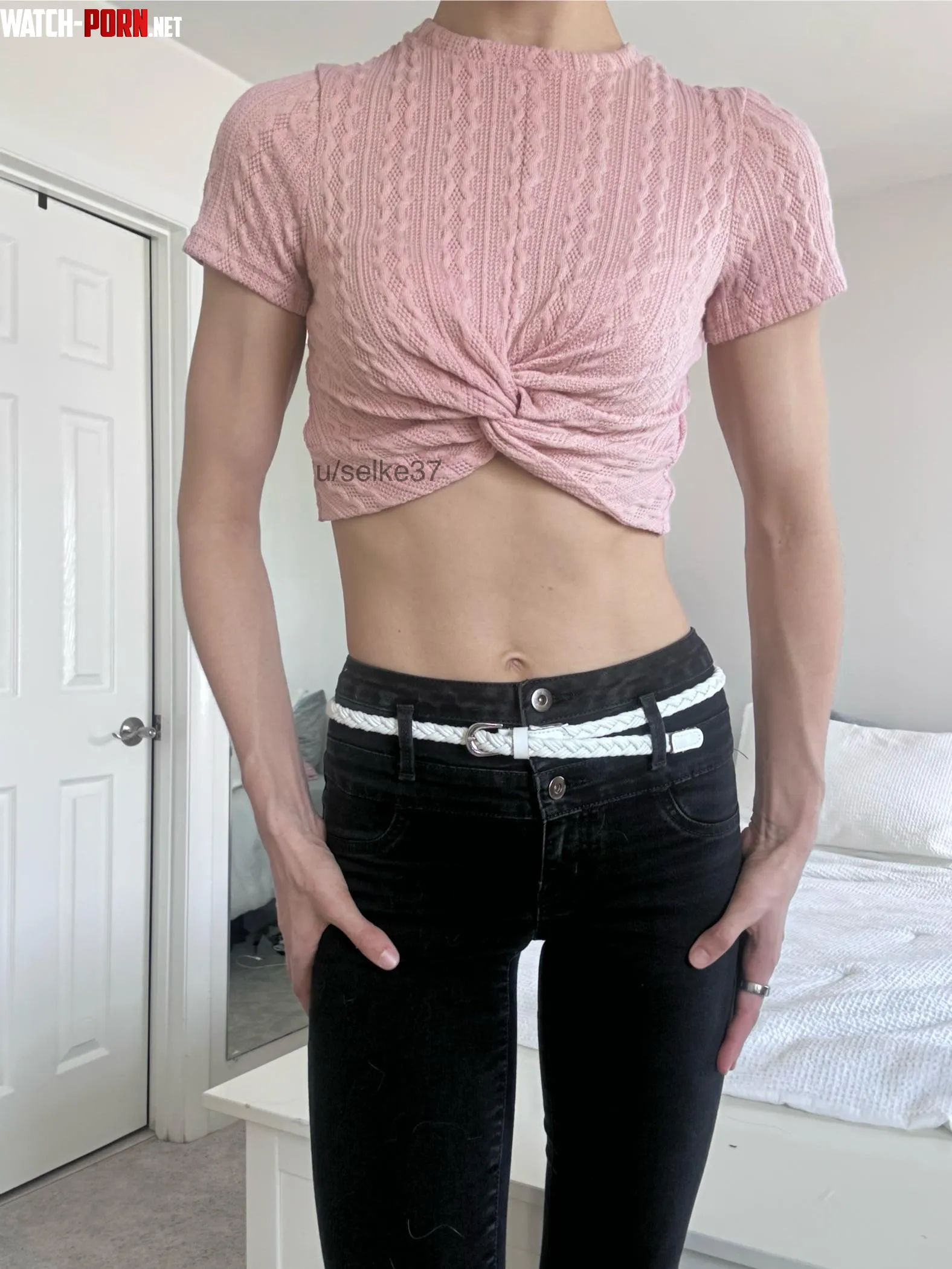 the perfect early Spring crop top by selke37