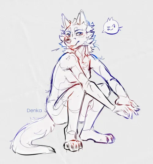 Thumbnail Stunning Art Study by Denka_art in the Furry Category