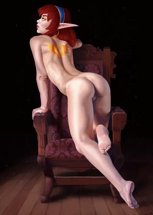 Thumbnail Sensual Posing: Cutietentacles' Allure in ElfHentai World