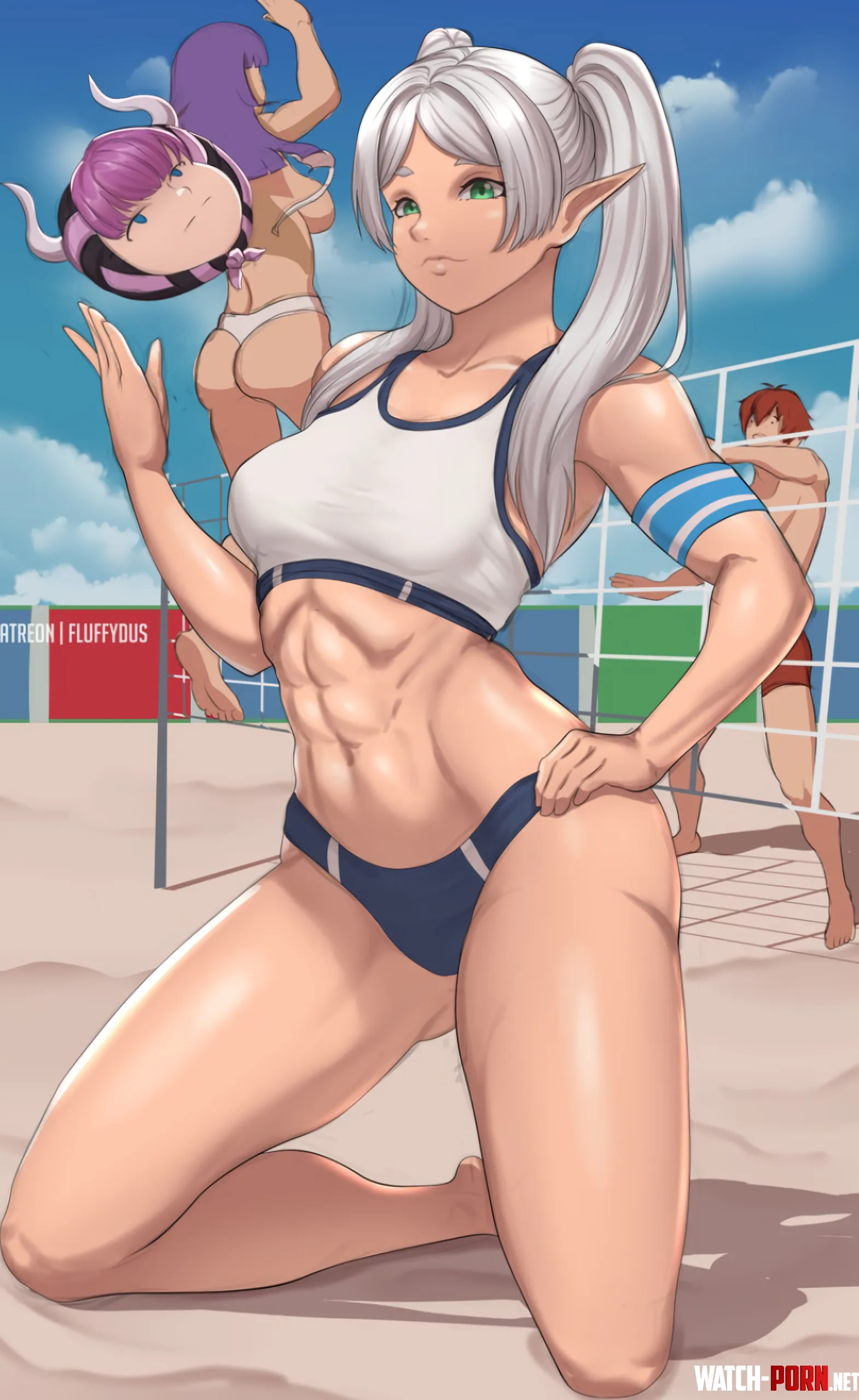 Volleyball Time but Frieren brought her own by A_MASSIVE_PERVERT
