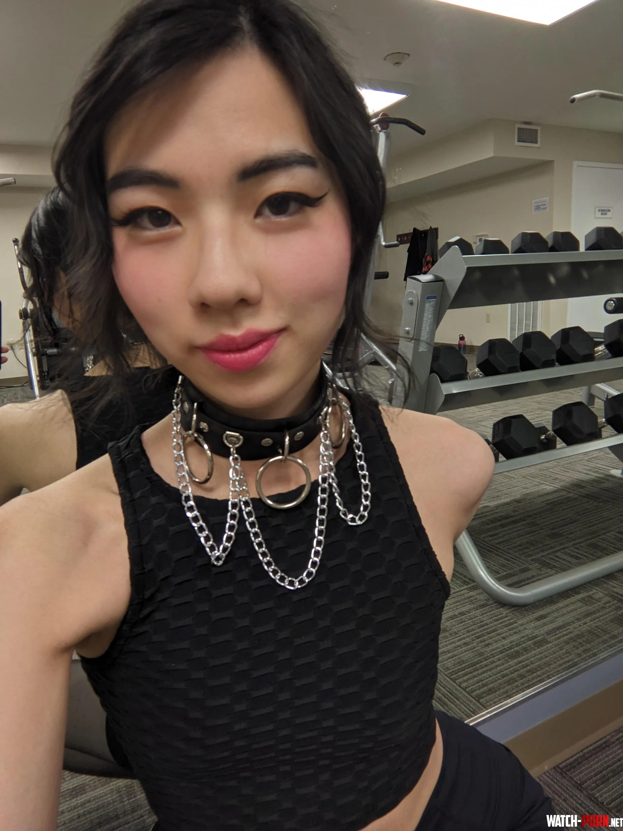 Im not sure who else wears collars at the gym I cant be the only one can I by SylvieLabrae