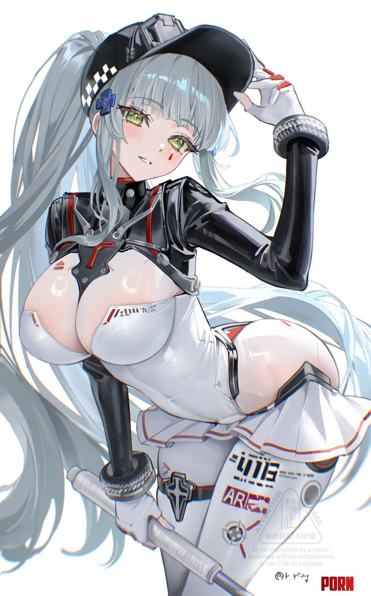 HK416s sexy bodysuit Girls Frontline by marxsander2016
