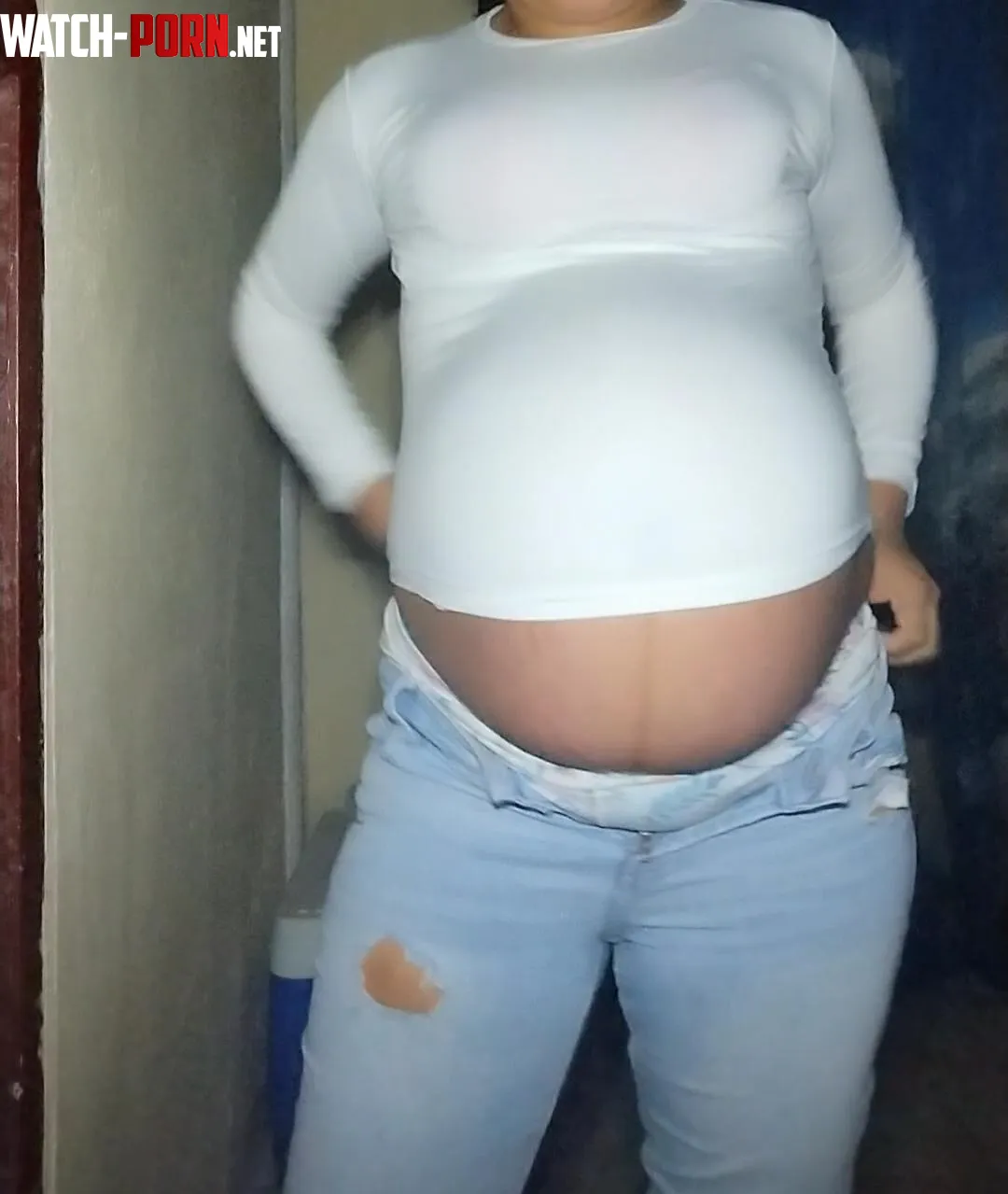 Im too big my clothes dont fit me anymore My pregnant belly is huge by akmv1312