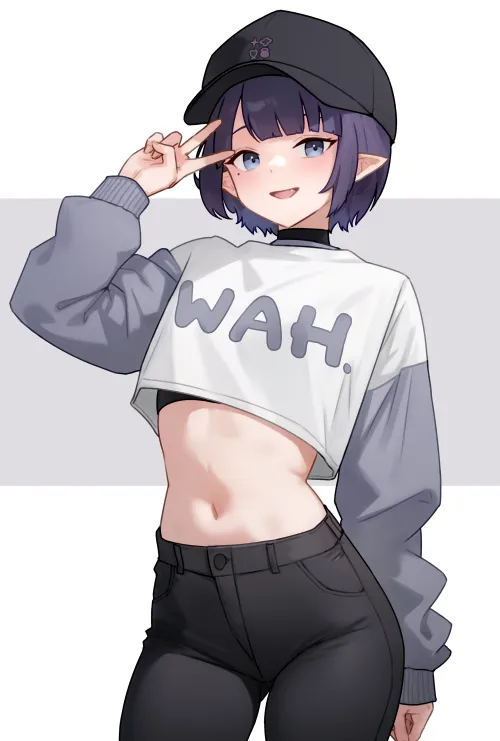 Thumbnail InaNis Hololive - Exploring AnimeMidriff Wonders by ladylavaender