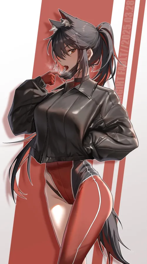 Thumbnail Texas Arknights Mystery Unveiled by CheetahSperm18 - Dive into the animebodysuits