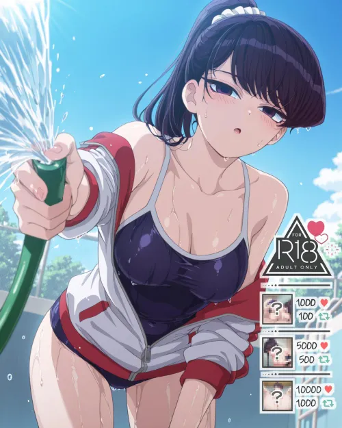 Thumbnail Shouko Komi's Communication Challenge by McKnight94 | swimsuithentai