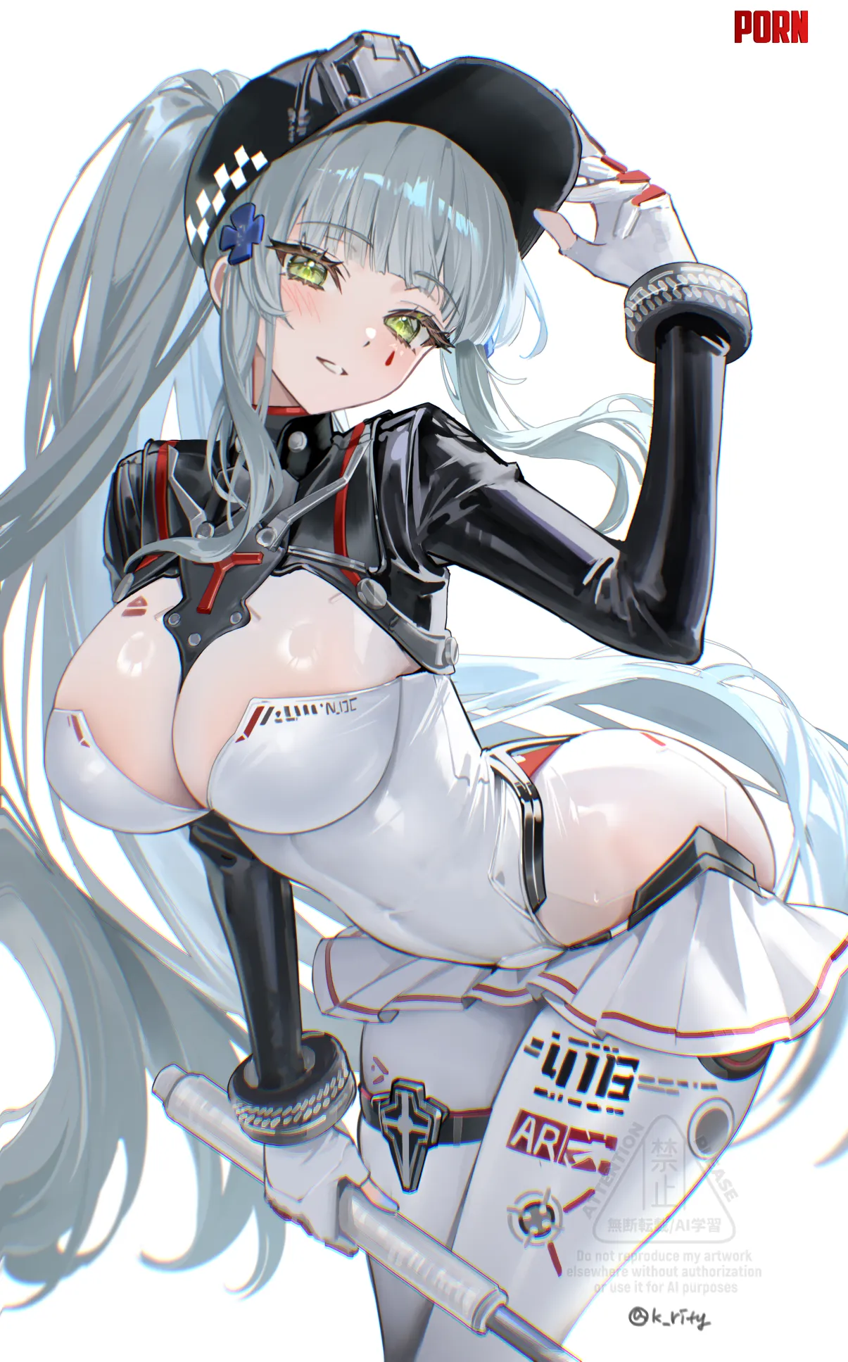 HK416s sexy bodysuit Girls Frontline by marxsander2016