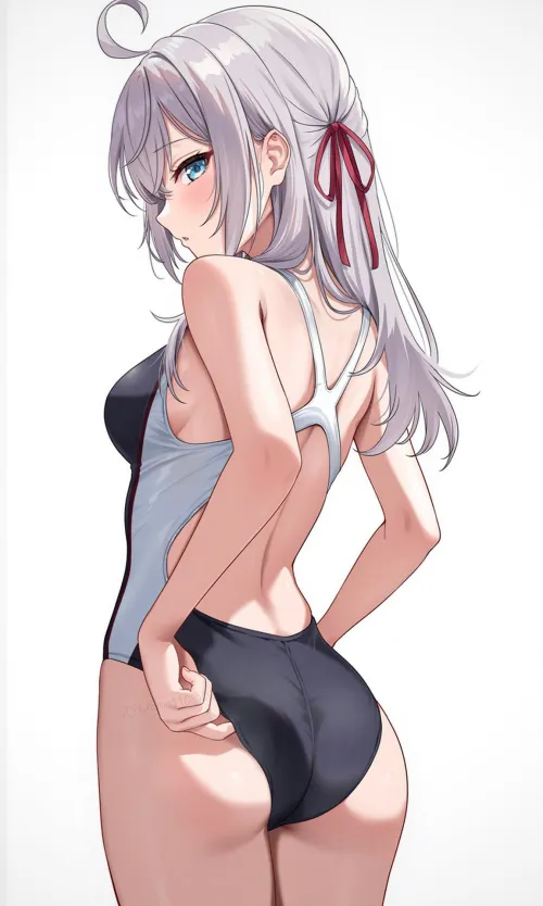 Thumbnail kitten_bb-'s Competition Swimsuit Alya Roshidere - Dive into the animebodysuits Competition