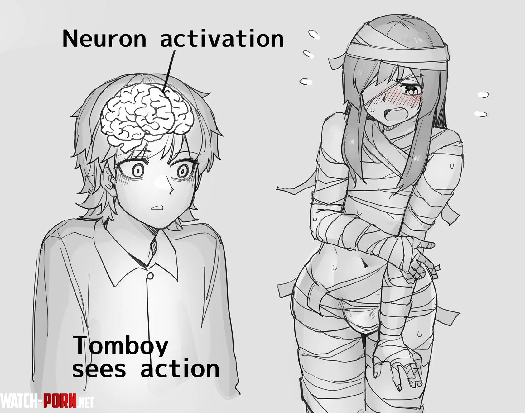 Tomboy Sees Femboy by smolbaka