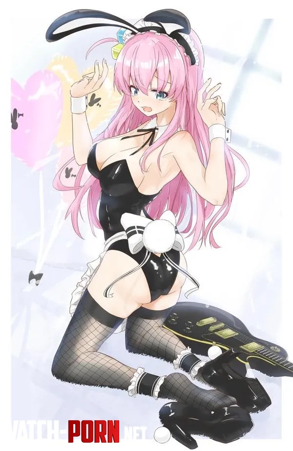 Bunny Bocchi Bocchi The Rock by sugary_kitten