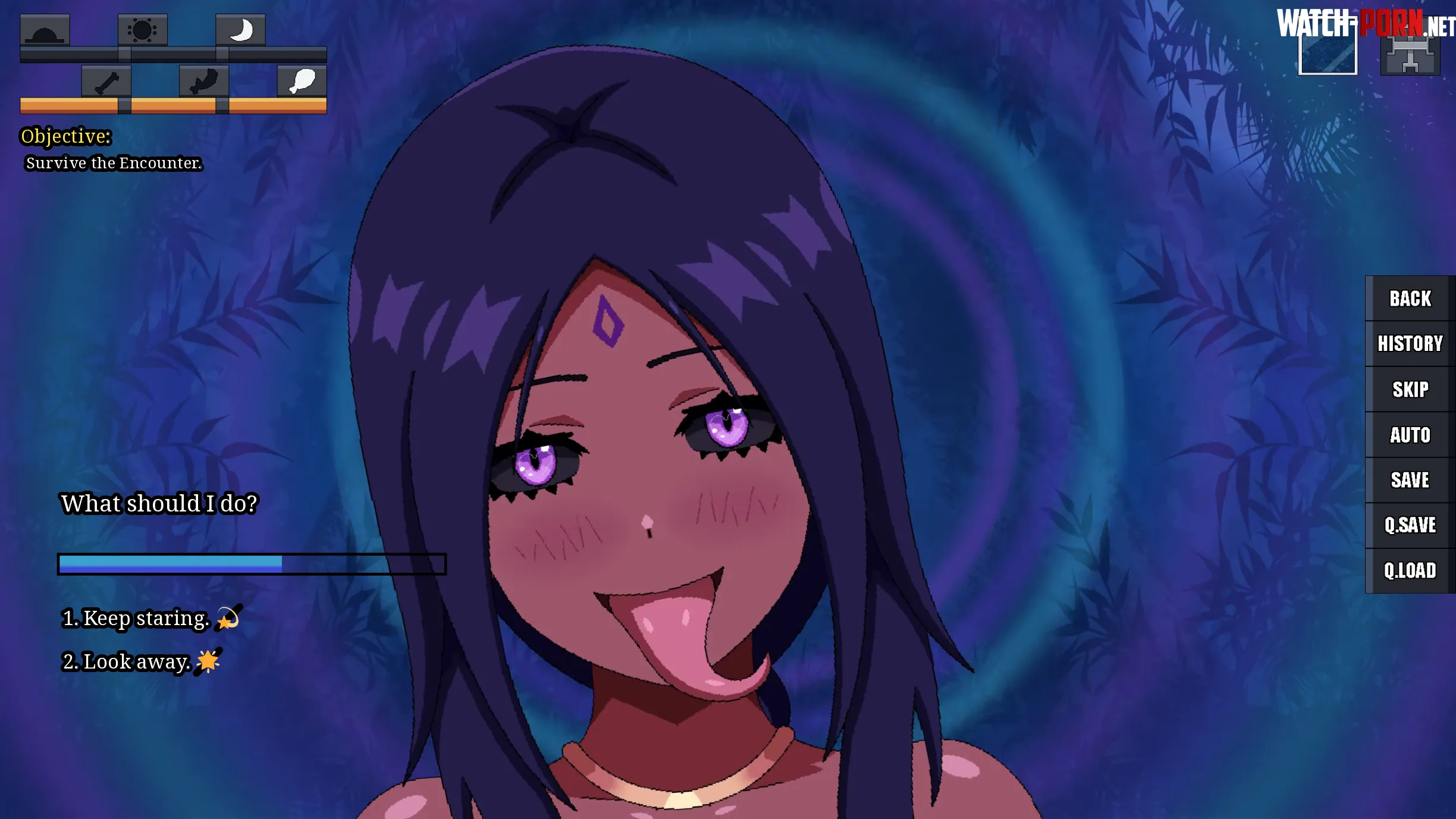 OC Zelra The Lamia In Game Hypnosis  Monster Girl Jungle Demo Release by Xoullion