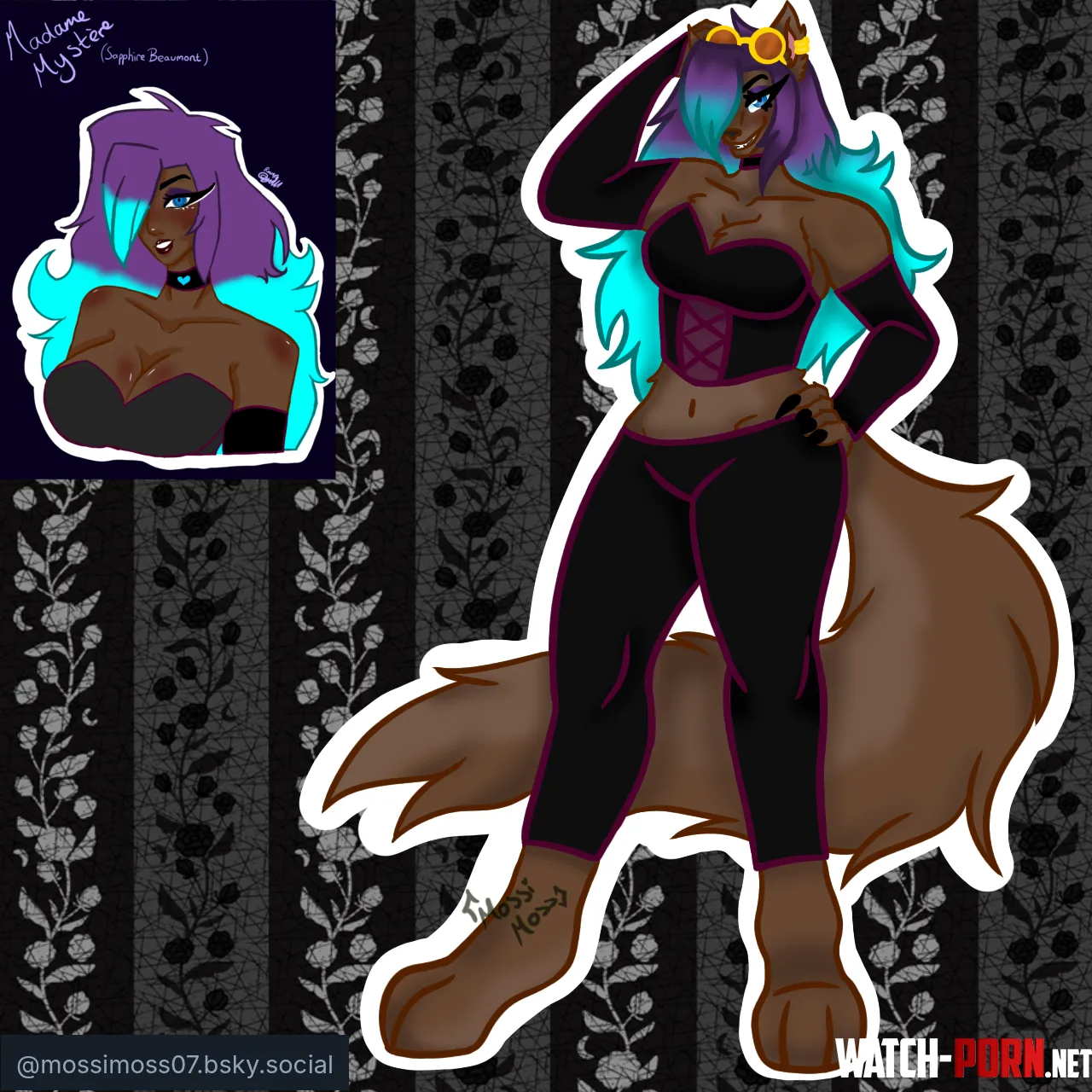 I redrew an old character as a furry cuz why not by RouxSoul956