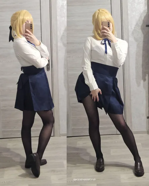 Thumbnail Saber Personified by KindnessKindi | cosplaygirls