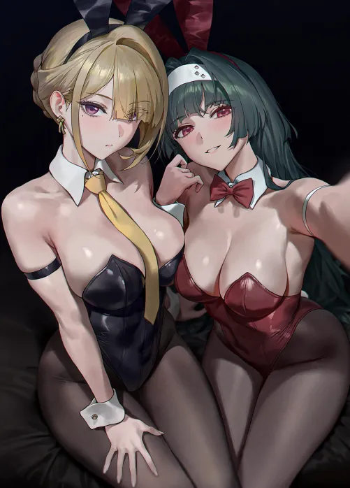 Thumbnail Bunny Astra Yao & Evelyn Zenless Zone Zero Unmasked by CheetahSperm18 - animebodysuits Exposed
