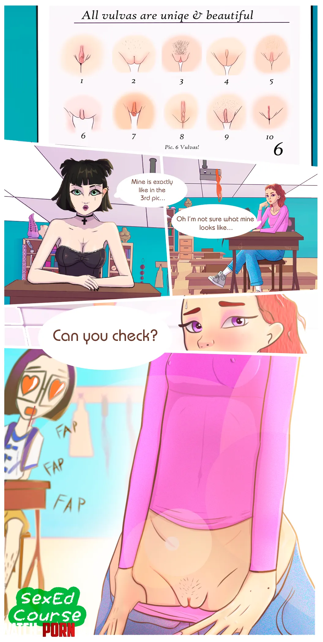Stacy being sluttySexEd CourseAlmodRaf by almond_raf