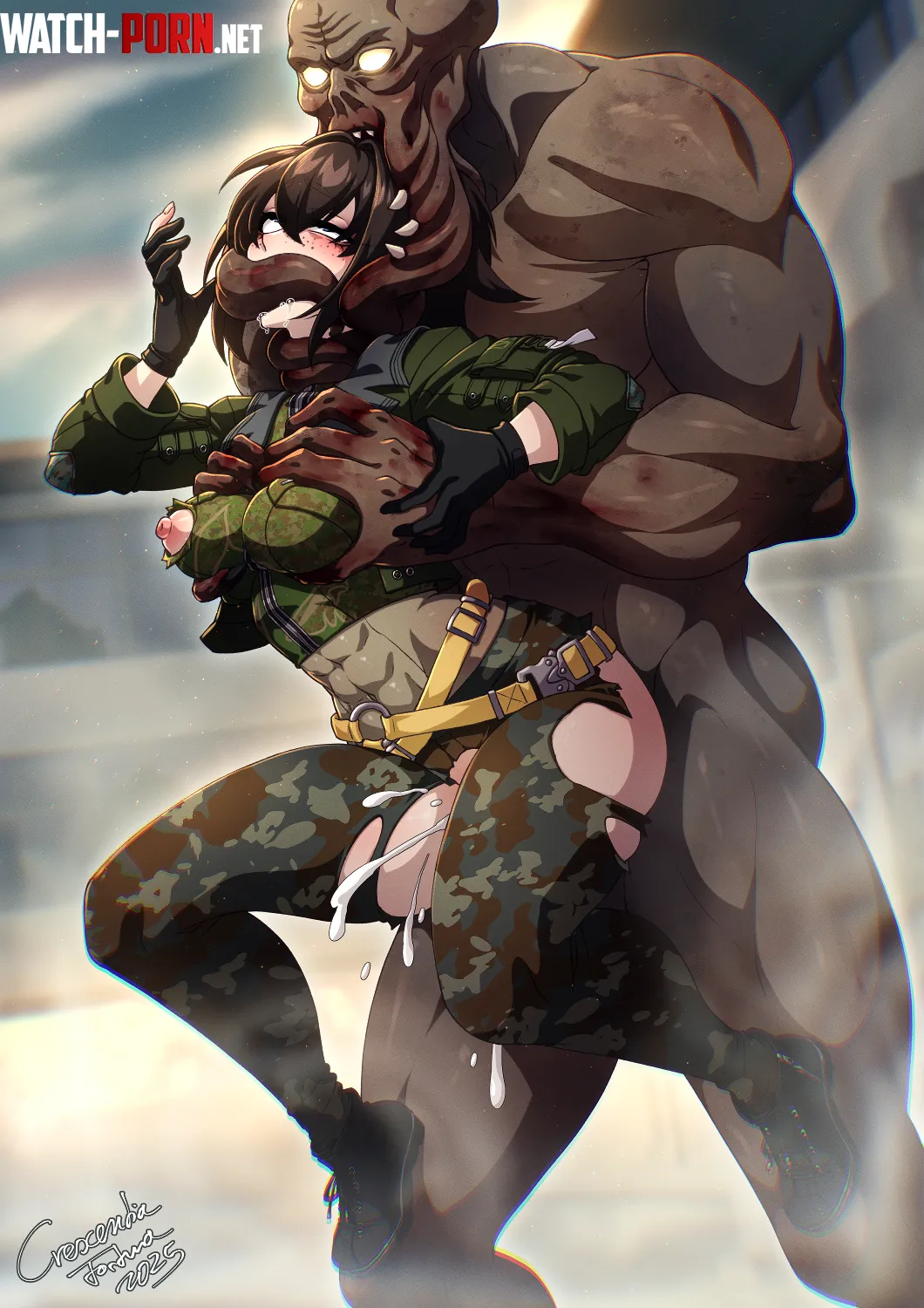 Vtuber Kelly caught by a Bloodsucker  for Kelly OC by Crescentia Fortuna by Crescentia-Fortuna