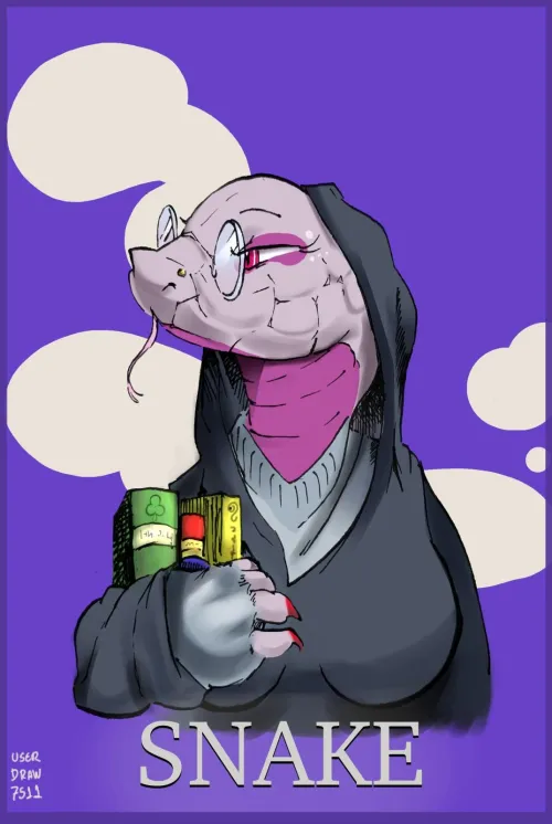Thumbnail Snake of Library: Accepting Commissions by userdraw7511 in Furry Category