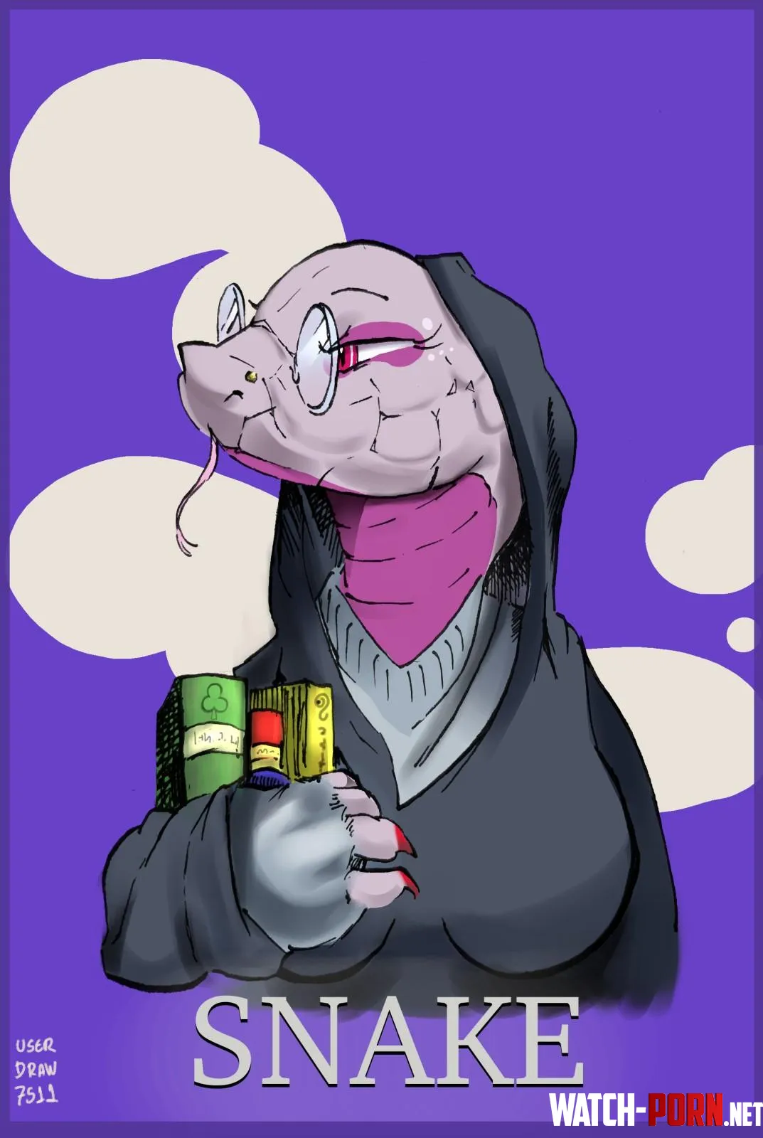 Snake of library  accepting commissions  by userdraw7511